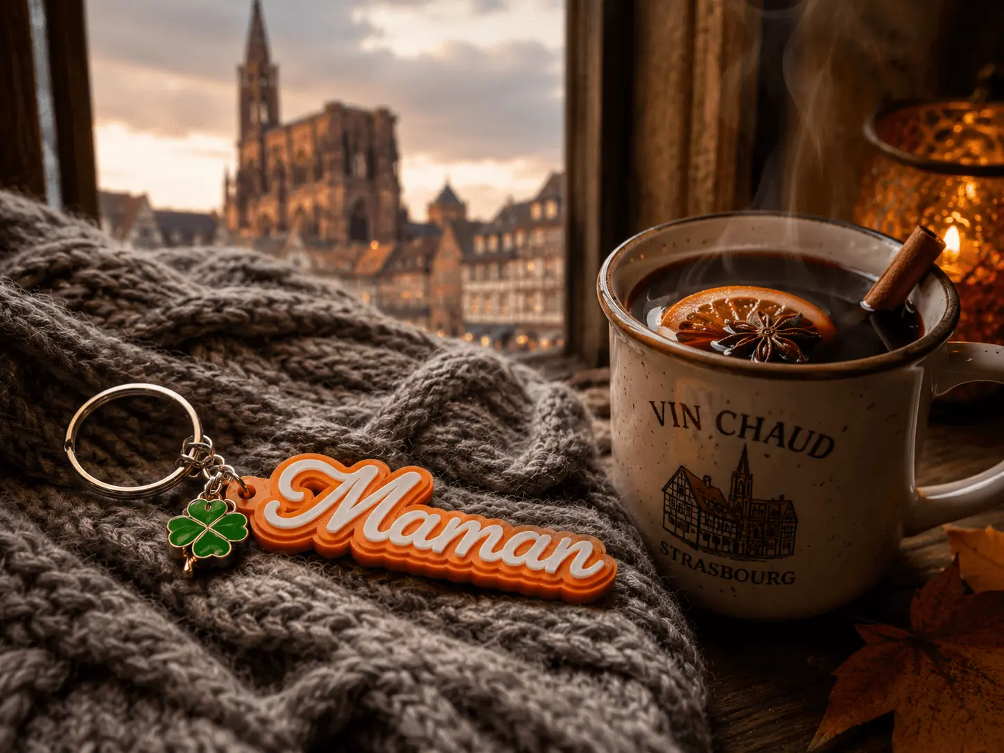 Un pendentif dans un décor alsacien